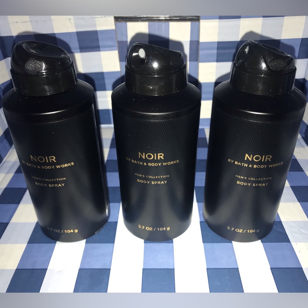 Bath and body works NOIR MENS COLLECTION BODY SPRAY 3 pcs - Picture 2 of 3